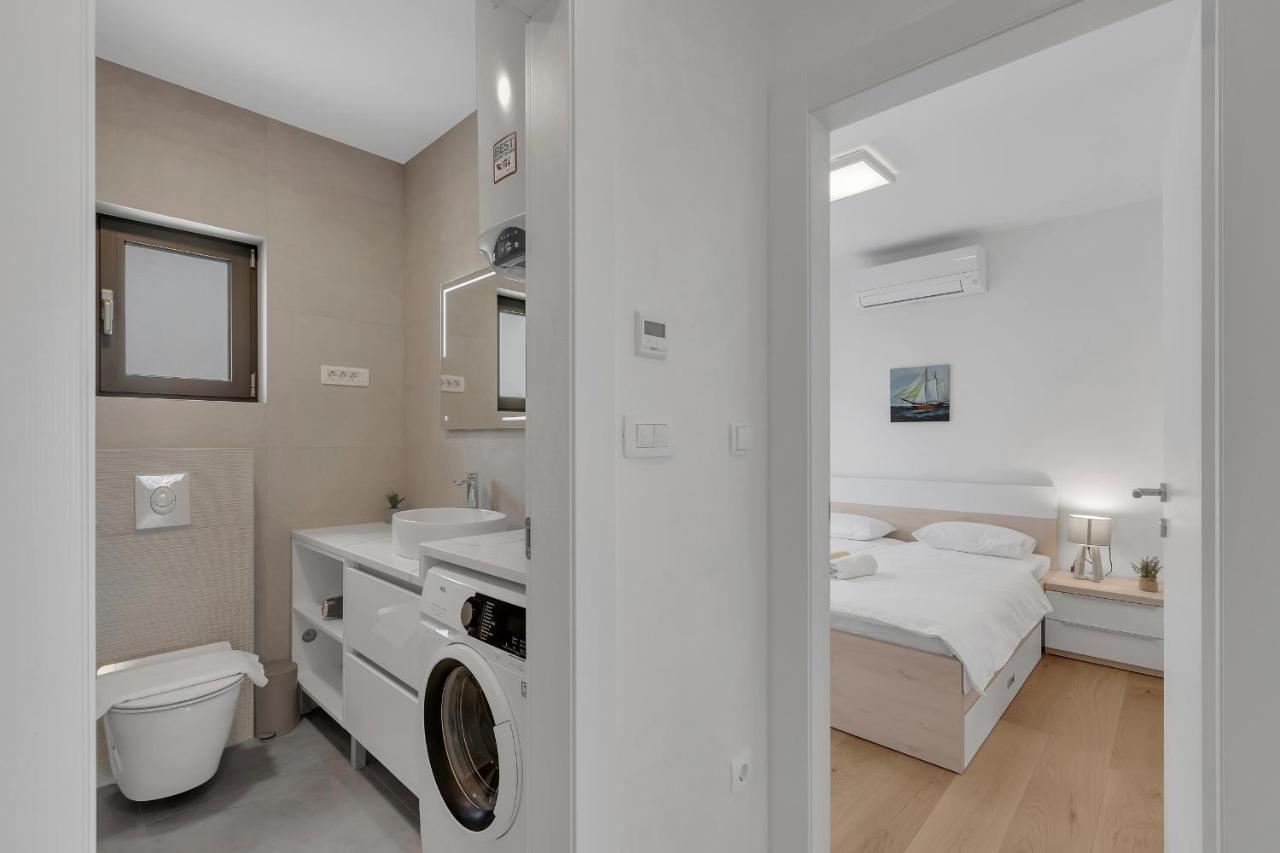 Luxury Apartment Adriasun Free Beach Parking 马卡尔斯卡 外观 照片